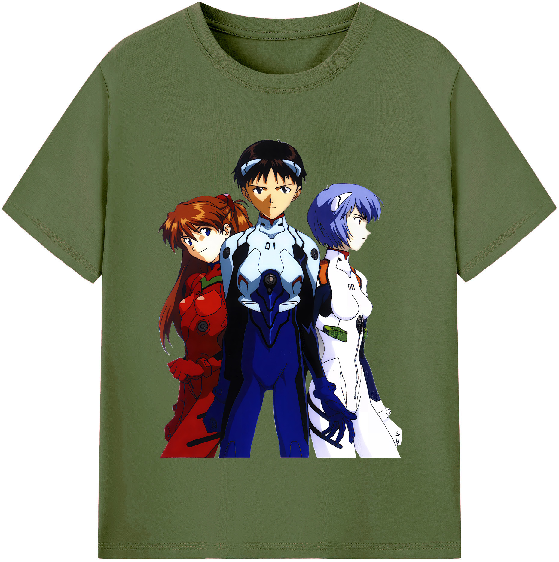 （画像用） EVA 新世紀エヴァンゲリオン 綿100％半袖Tシャツ（フロントプリント）